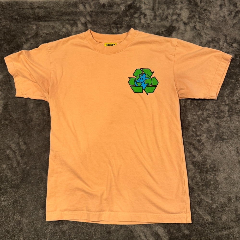 Chinatown Market T-Shirt Mens Medium Smiley Earth Recycle Logo